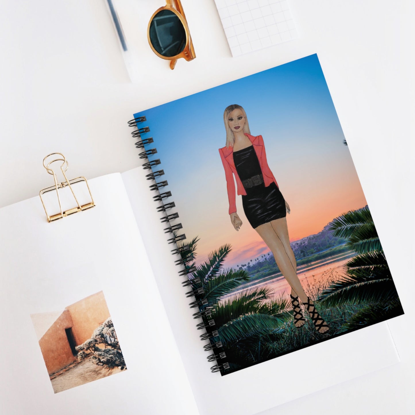 Fashion Spiral Notebook - Ruled Line