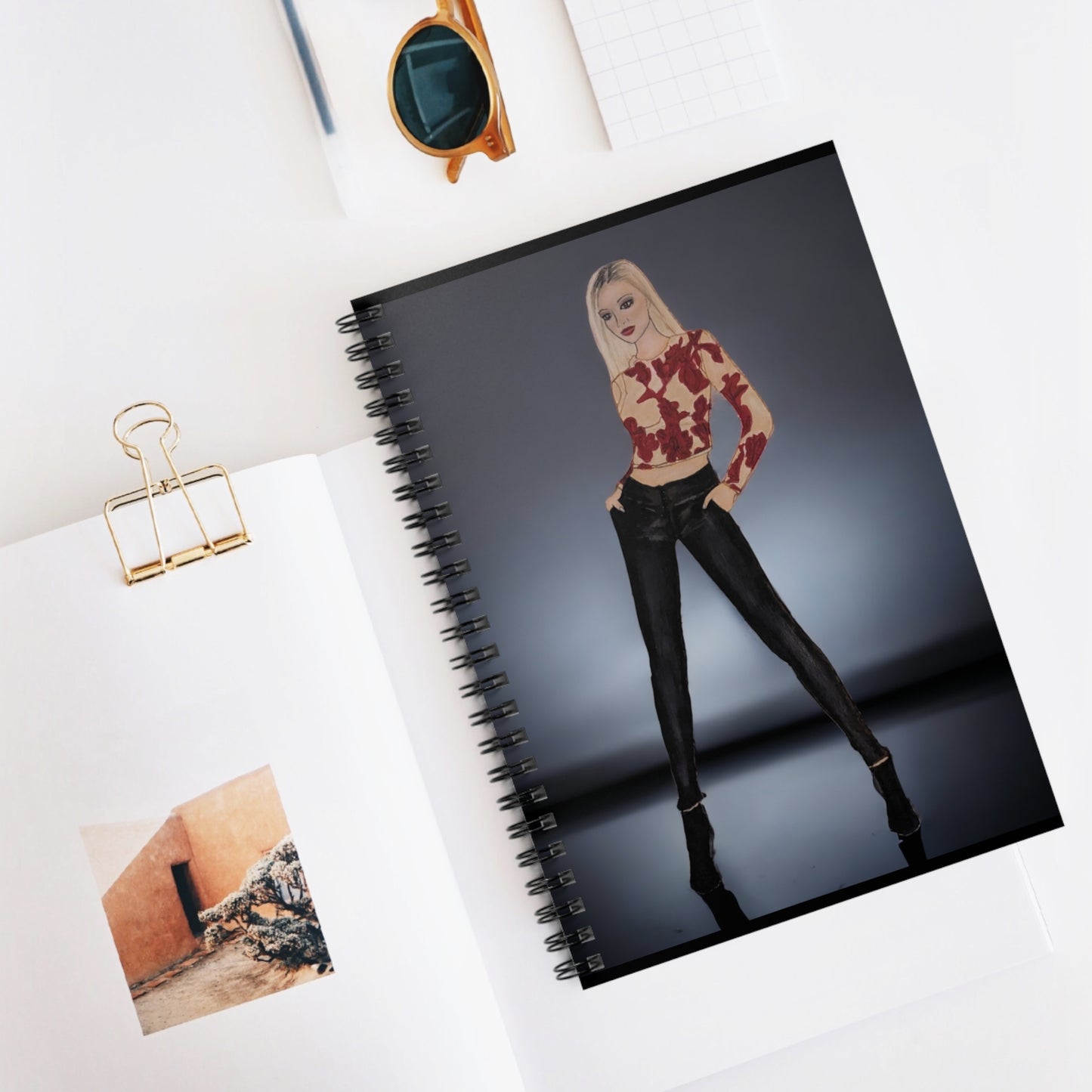 Fashion Spiral Notebook - Ruled Line