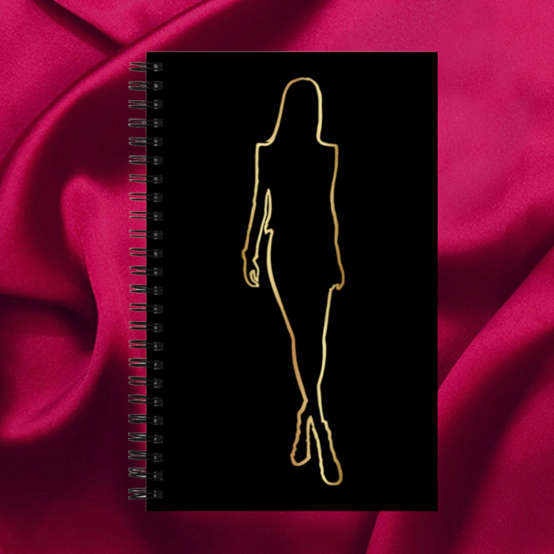 7thStreet Luxury Fashion Spiral notebook