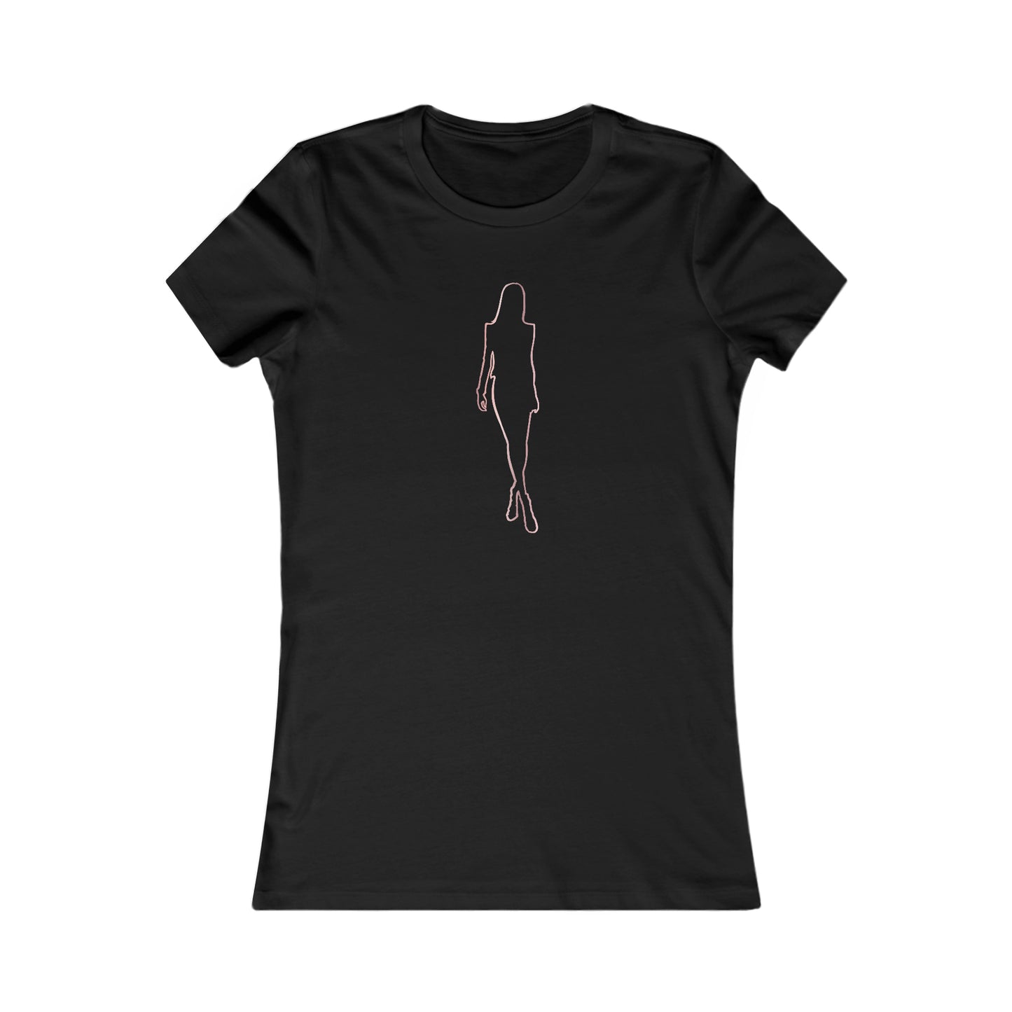 7thStreet Luxury Symbol pink crew neck Women's Favorite Tee