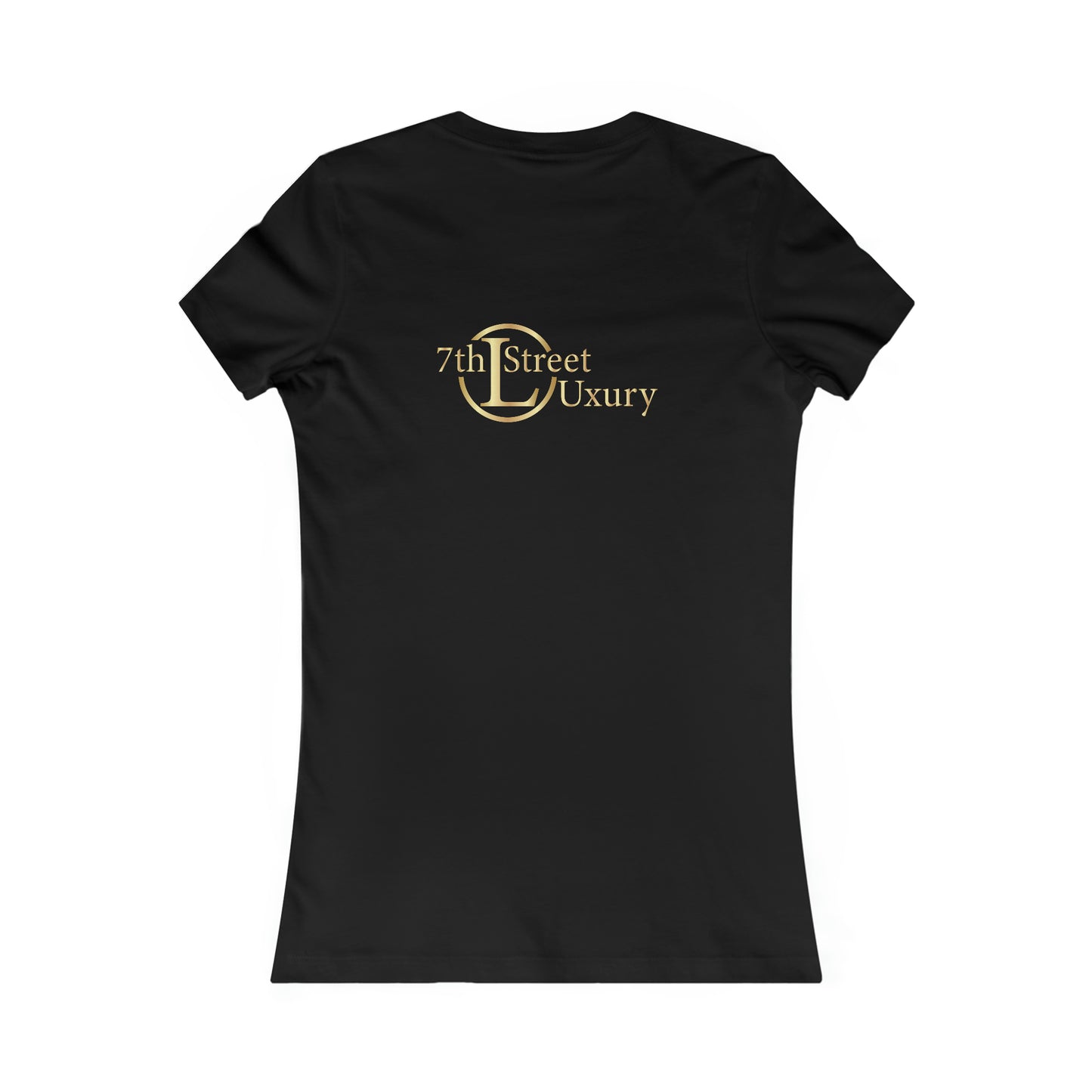 7thStreet Luxury Gold crew neck Women's Favorite Tee