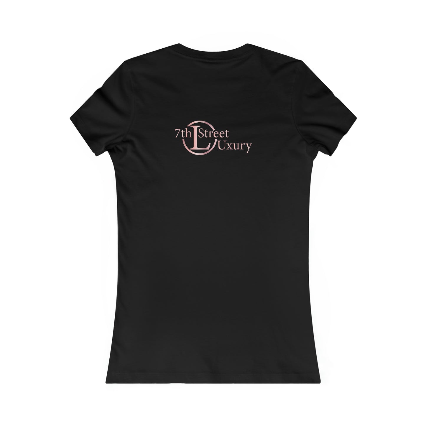 7thStreet Luxury Symbol pink crew neck Women's Favorite Tee