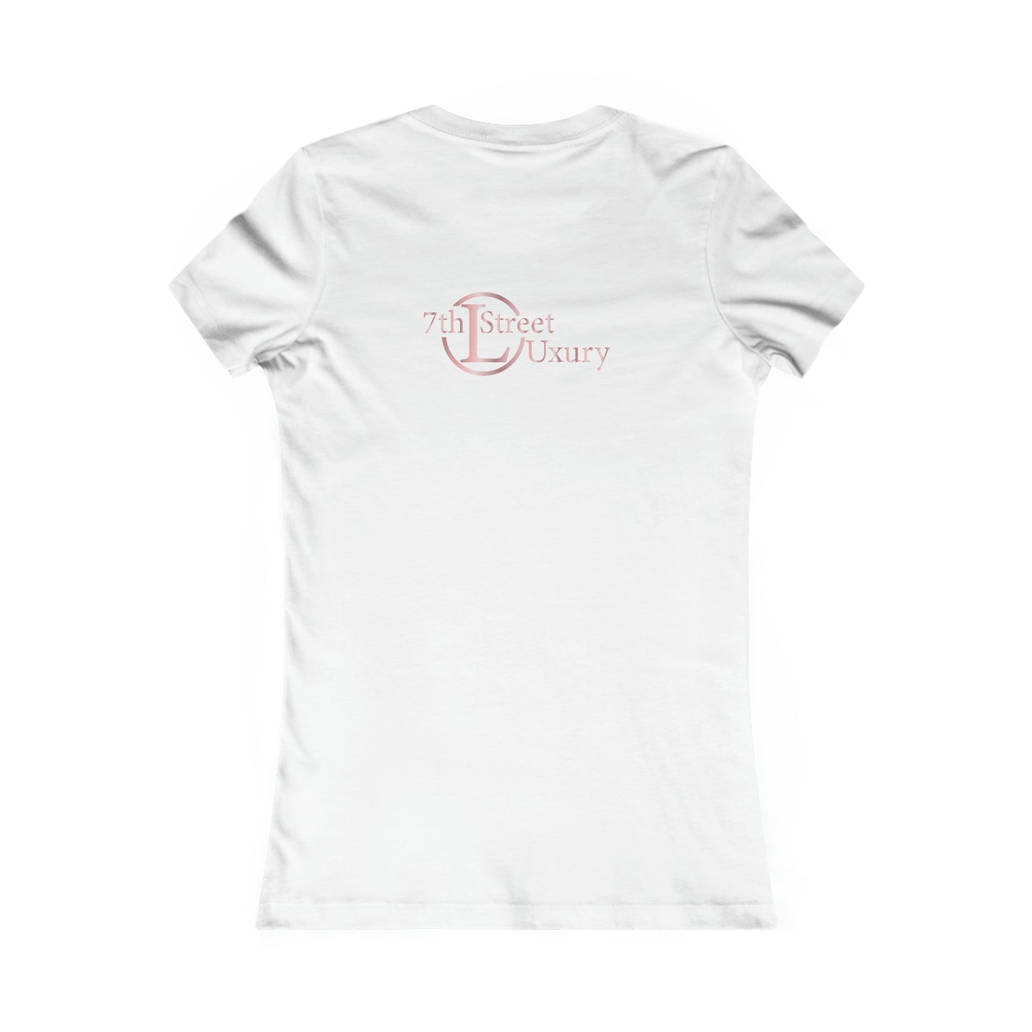 7thStreet Luxury Symbol pink crew neck Women's Favorite Tee