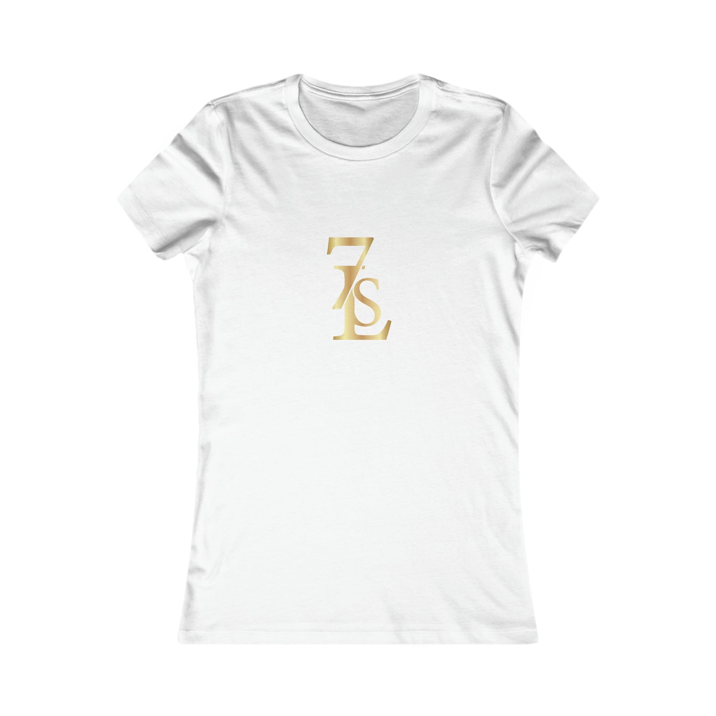 7thStreet Luxury Gold symbol crew neck Women's Favorite Tee