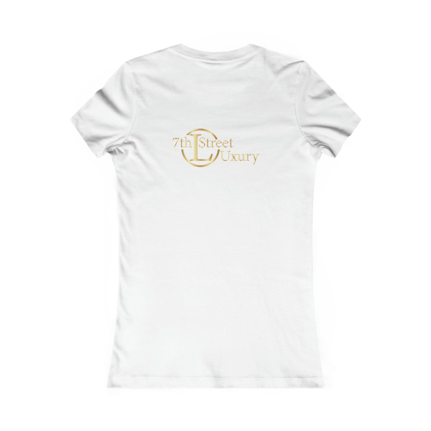 7thStreet Luxury Gold symbol crew neck Women's Favorite Tee