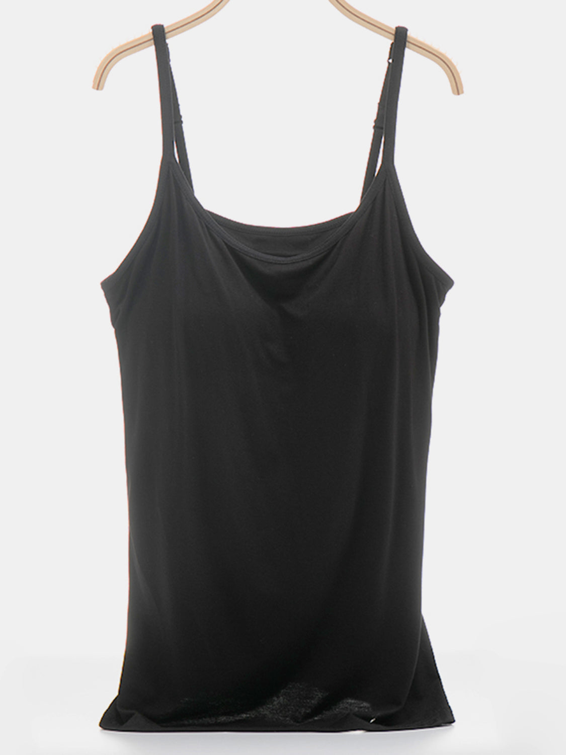 Scoop Neck Adjustable Strap Cami