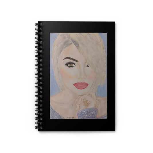 Spiral Notebook - Ruled Line- Colored Fashion Face Notebook Cover